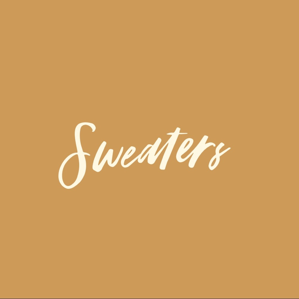 Sweaters!